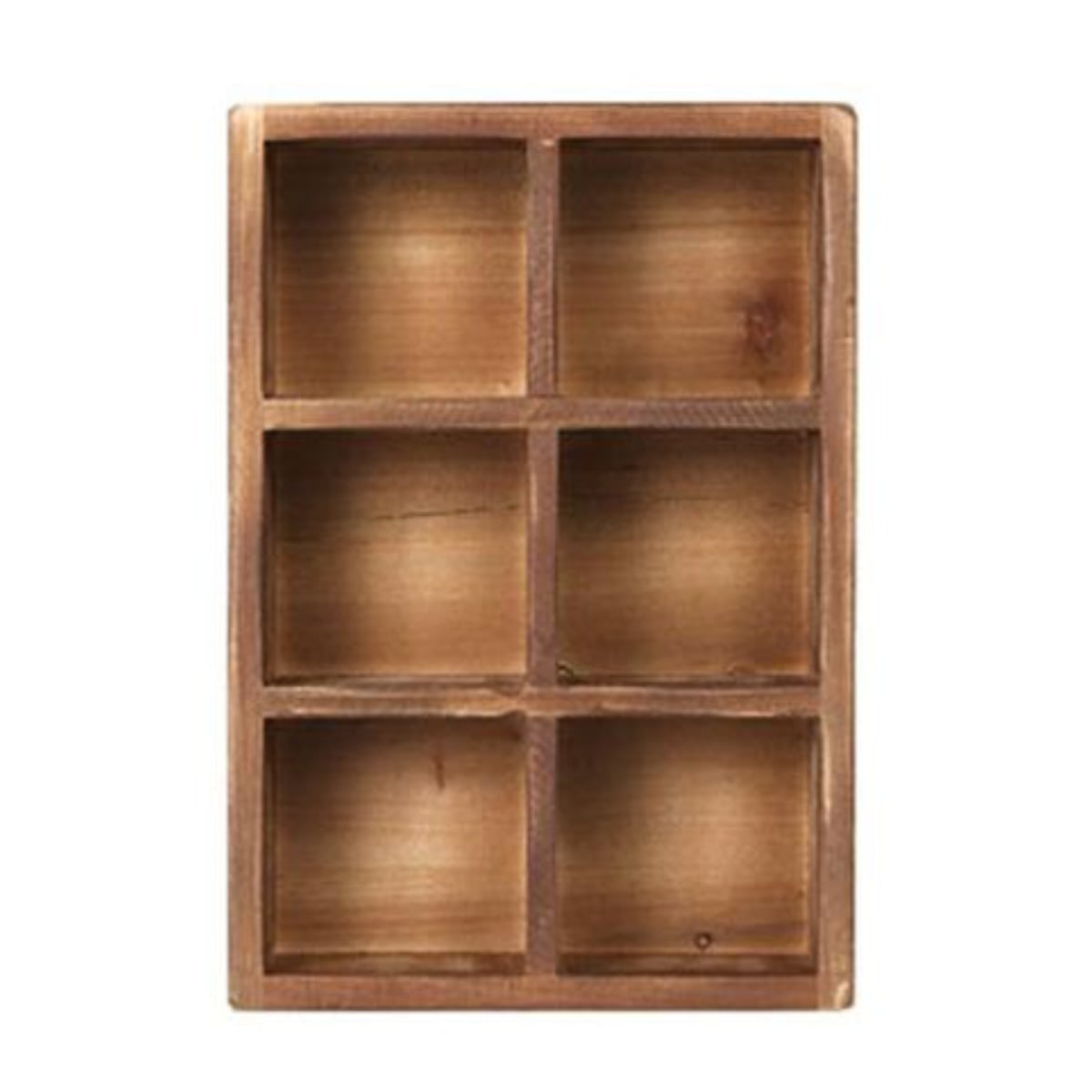 小物収納 ダルトン DULTON 6 PARTITION WOODEN BOX H65 ウッデン ボックス 木製 幅17×奥行24.5×高さ6.5cm ( 小物入れ 収納ケース 収納ボックス ケース 木製ボックス 仕切あり 小物 道具入れ 整理整頓 整理 スタッキング )