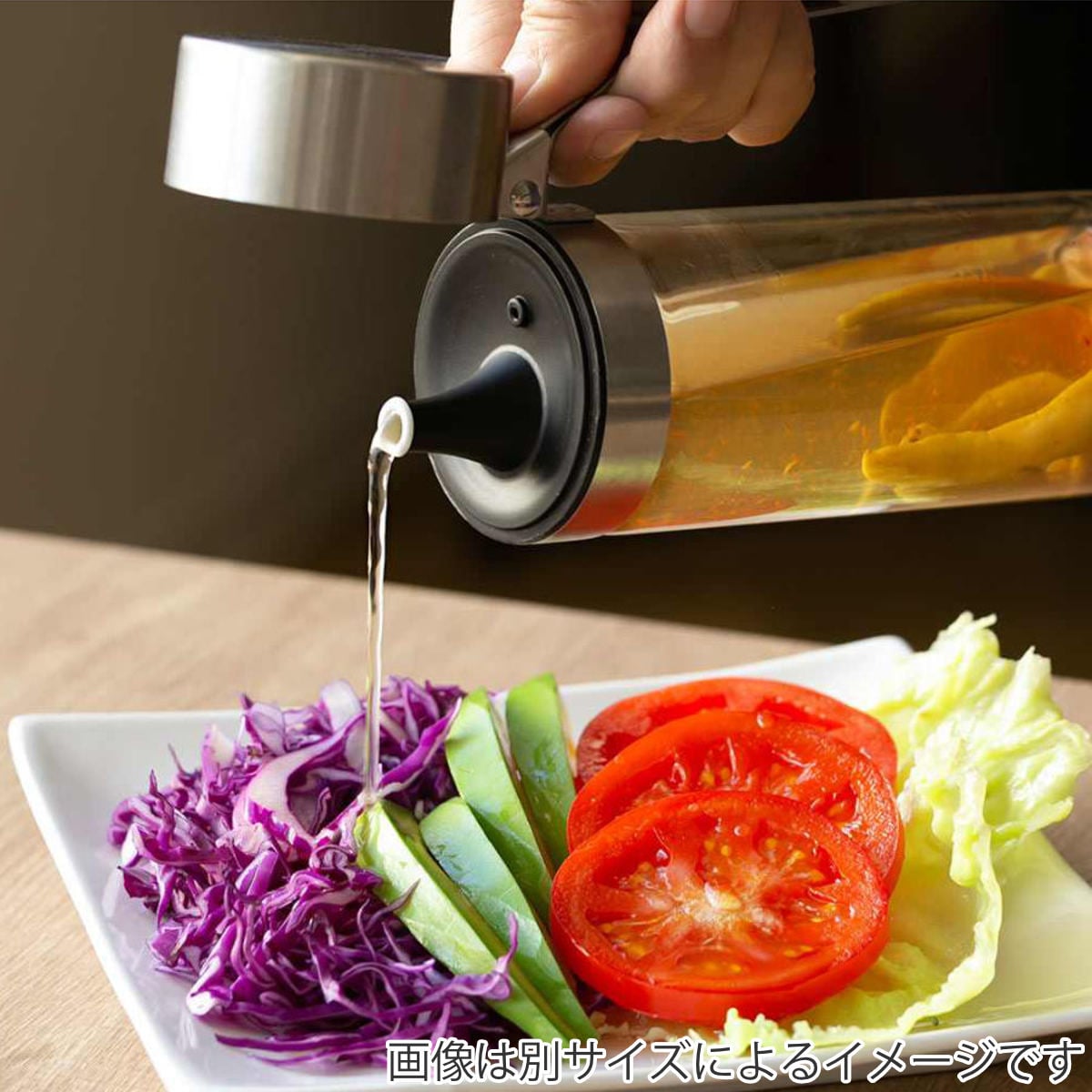 ダルトン オイル&ヴィネガーボトル 200ml R615-738XS ( DULTON 調味料ボトル 詰め替えボトル 詰替えボトル オイル差し ガラス製 小さい 小さめ 200ミリリットル 食洗機対応 ビネガーボトル ヴィネガーボトル )