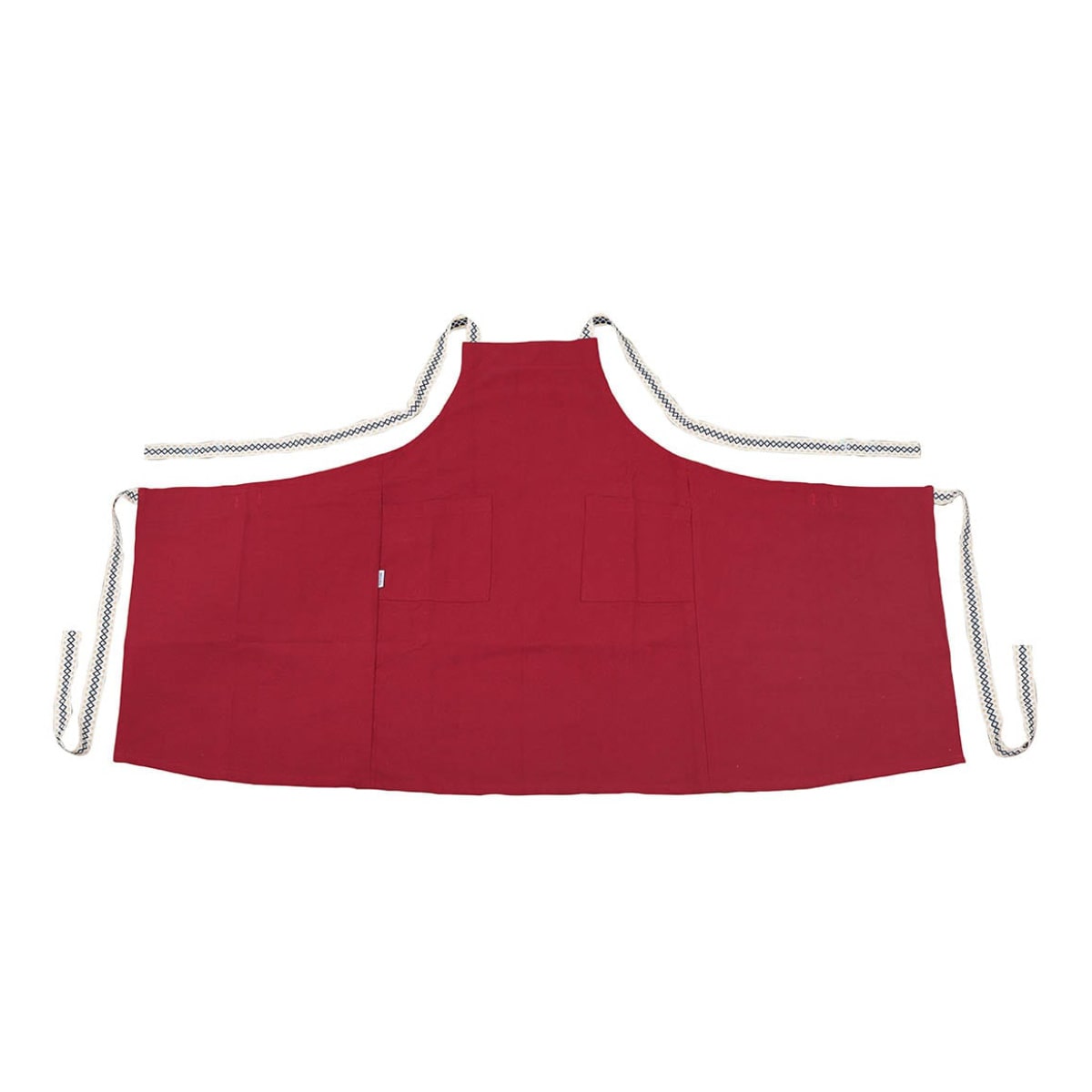 エプロン ダルトン APRON WITH RIBBON リボン チロリアン柄 ( DULTON キッチンエプロン 台所エプロン 胸当てエプロン ポケット付き 無地 おしゃれ 大人用 チロルリボン キッチン 調理 アウトドア カフェ ) 【イエロー】 イエロー