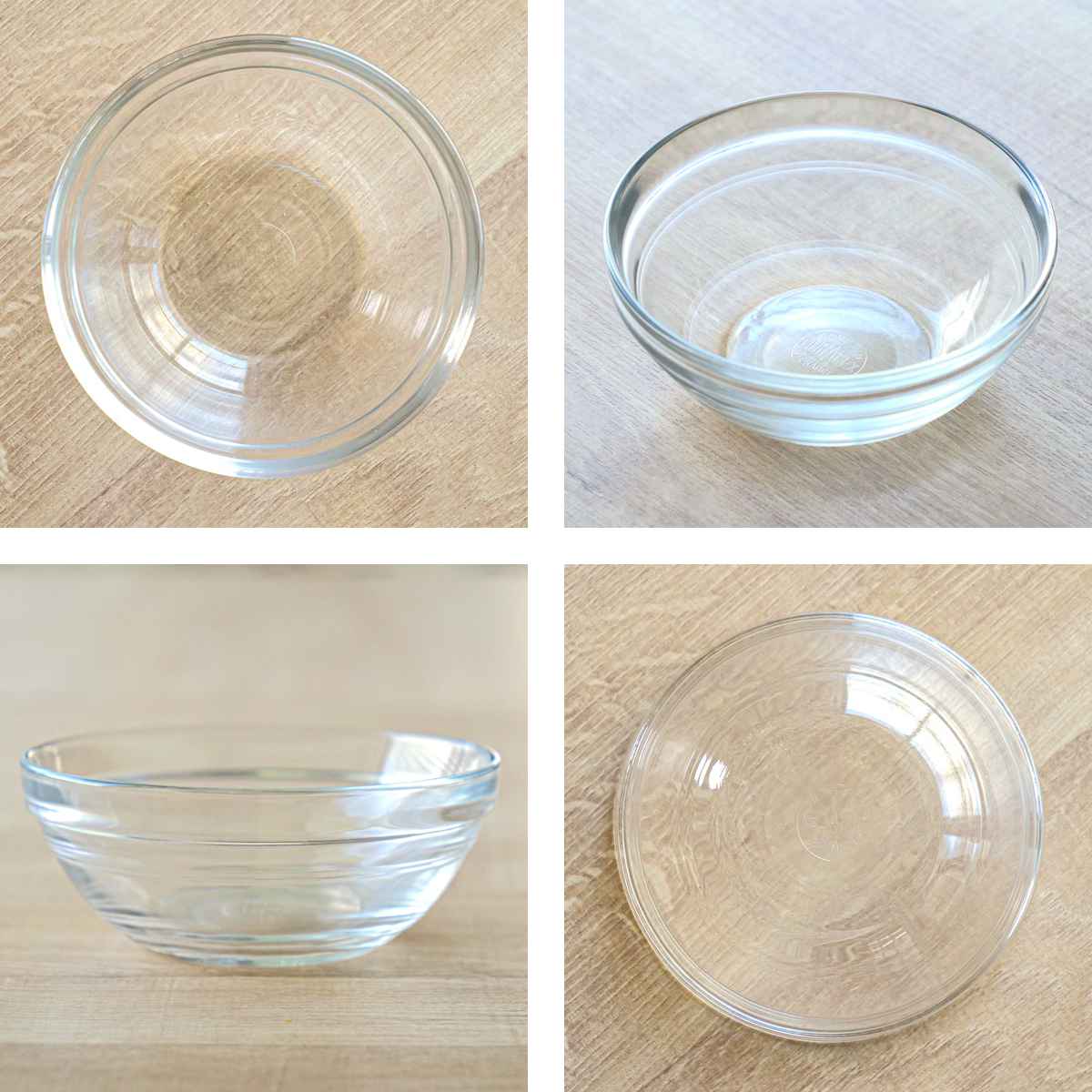 DURALEX デュラレックス リススタック ボウル 12cm 6個セット ( LYS STACK 食洗機対応 電子レンジ対応 強化ガラス サラダボウル 食器 ガラス ガラス製 サラダ フルーツ アイス 丈夫 シンプル 洋食器 おしゃれ )