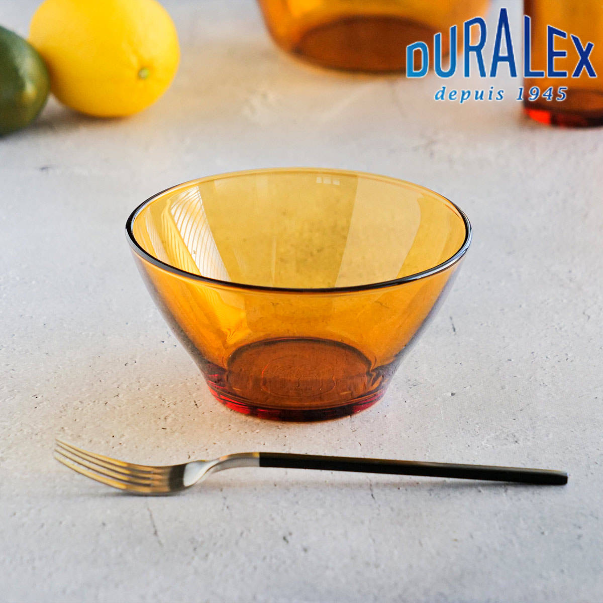 DURALEX デュラレックス アンバー ボウル 14cm ( AMBER 食洗機対応 電子レンジ対応 強化ガラス サラダボウル 食器 ガラス ガラス製 サラダ シリアル デザート スイーツ 丈夫 シンプル 洋食器 おしゃれ )