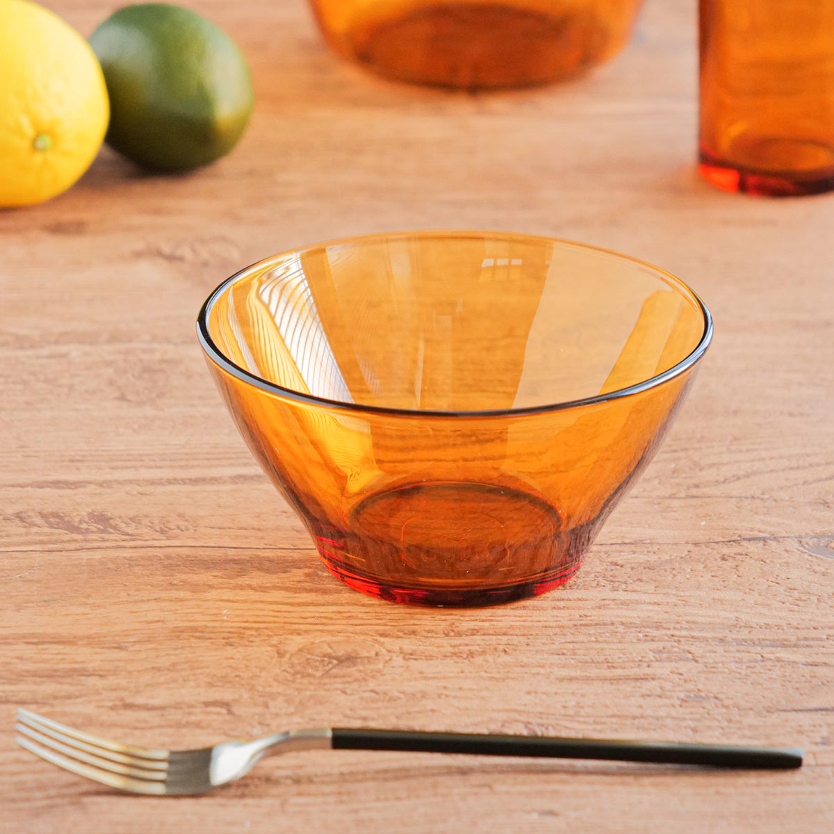 DURALEX デュラレックス アンバー ボウル 14cm 6個セット ( AMBER 食洗機対応 電子レンジ対応 強化ガラス サラダボウル 食器 ガラス ガラス製 サラダ シリアル 丈夫 シンプル 洋食器 おしゃれ )