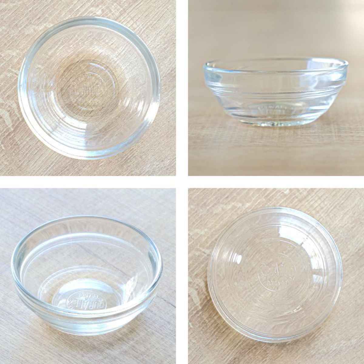 DURALEX デュラレックス リススタック ボウル 7.5cm 4個セット ( LYS STACK 食洗機対応 電子レンジ対応 強化ガラス カップ ガラス 耐熱 デザートカップ デザートボウル 全面物理強化ガラス 小鉢 スタッキング 丈夫 )