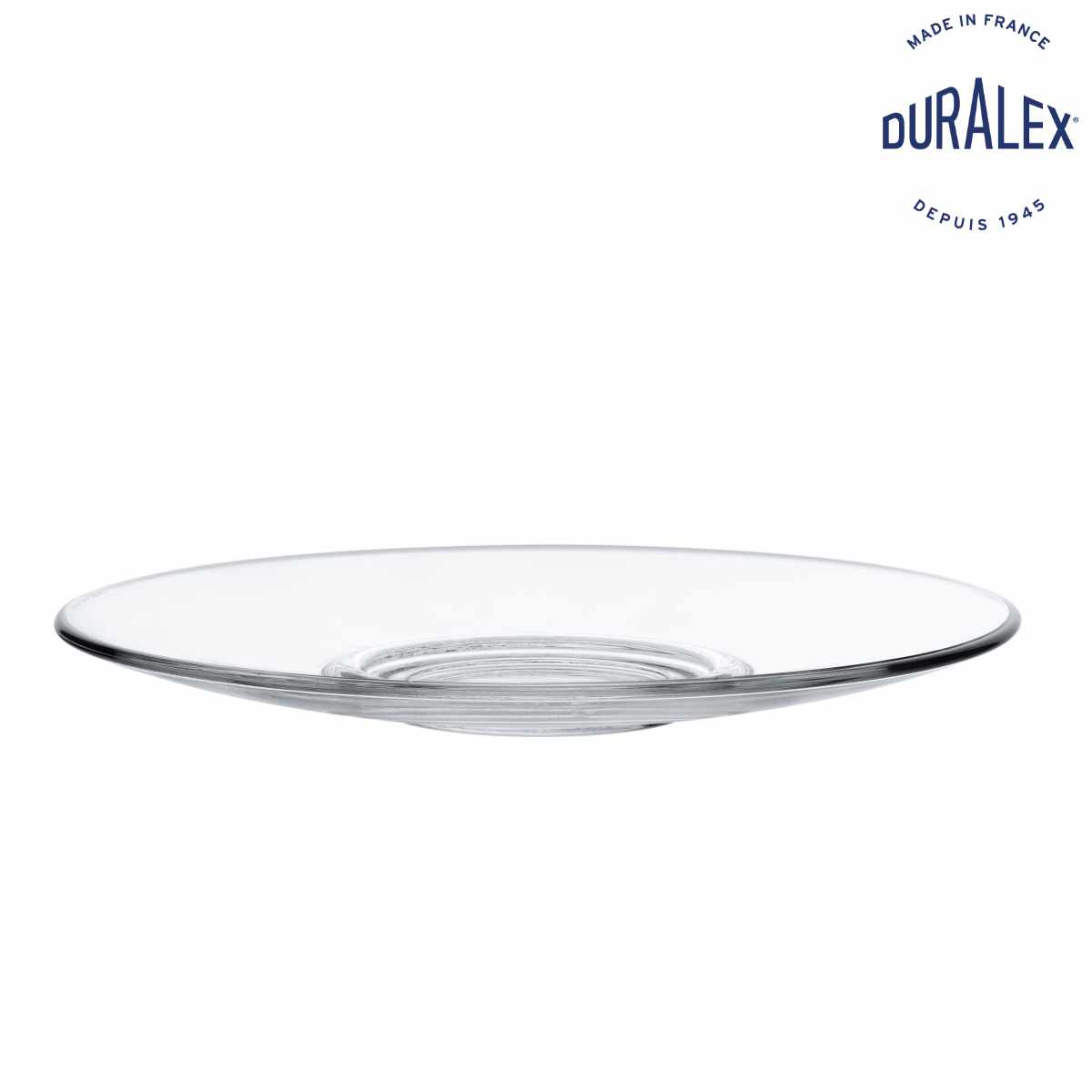 DURALEX デュラレックス カプリス ソーサー 14cm ( CAPRISE SAUCER 食洗機対応 電子レンジ対応 強化ガラス 受け皿 丸 ラウンド ガラス コーヒーソーサー ティーソーサー おしゃれ )