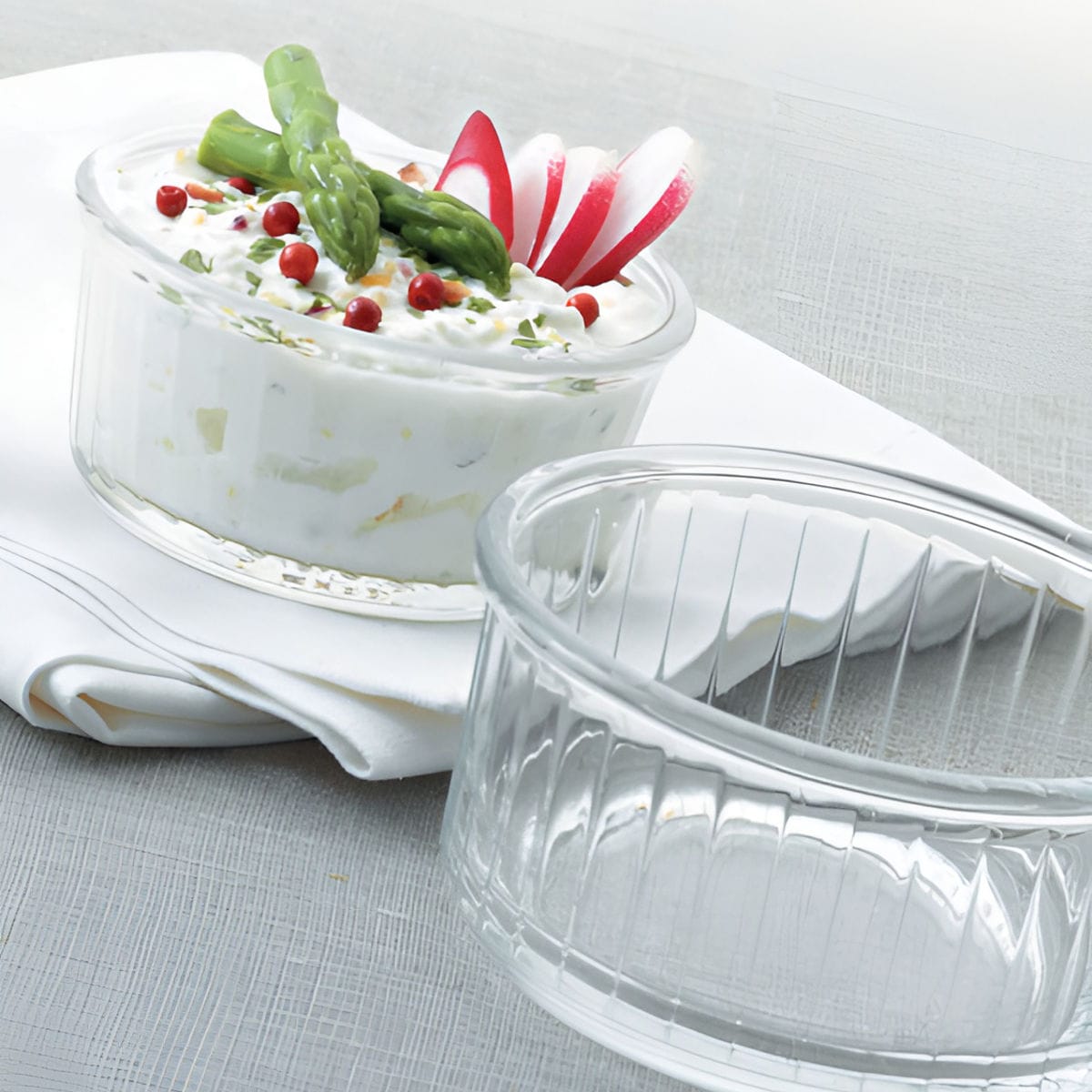 DURALEX デュラレックス ラメキン ボウル 8.5cm ( RAMEQUIN 食洗機対応 電子レンジ対応 強化ガラス 小鉢 デザートカップ 食器 ガラス ガラス製 前菜 マリネ デザート スイーツ 丈夫 シンプル 洋食器 おしゃれ )