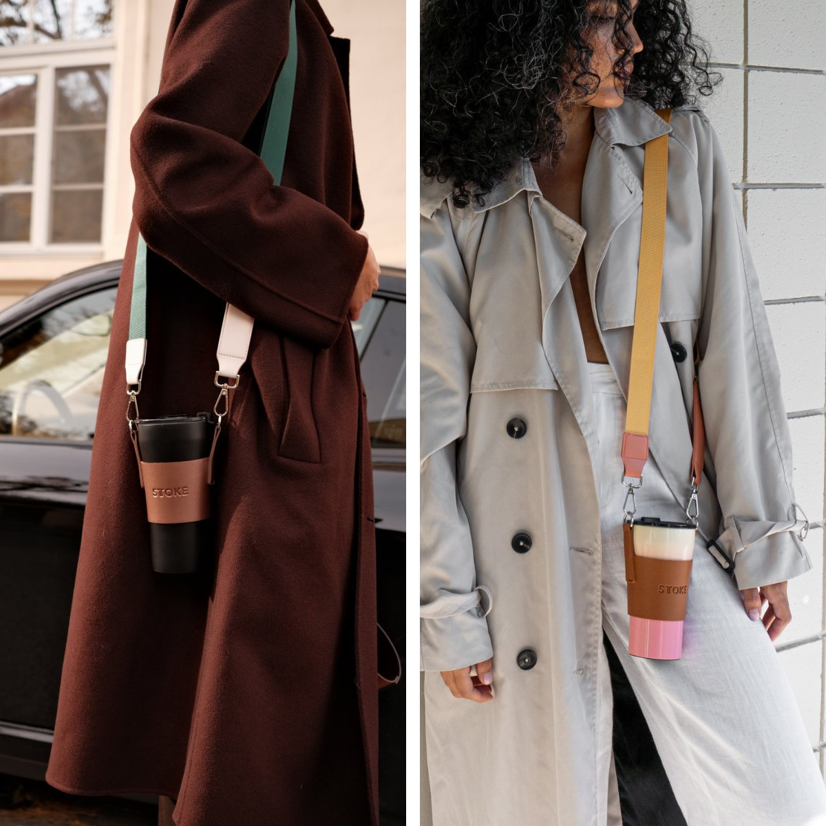 STTOKE ストーク カスタムストラップ ( カスタム用ストラップ マイボトル 水筒 マグボトル アウトドア キャンプ 手ぶら 散歩 お出掛け パーツ スタイリッシュ かわいい おしゃれ ストラップ ) 【イスラ】 イスラ