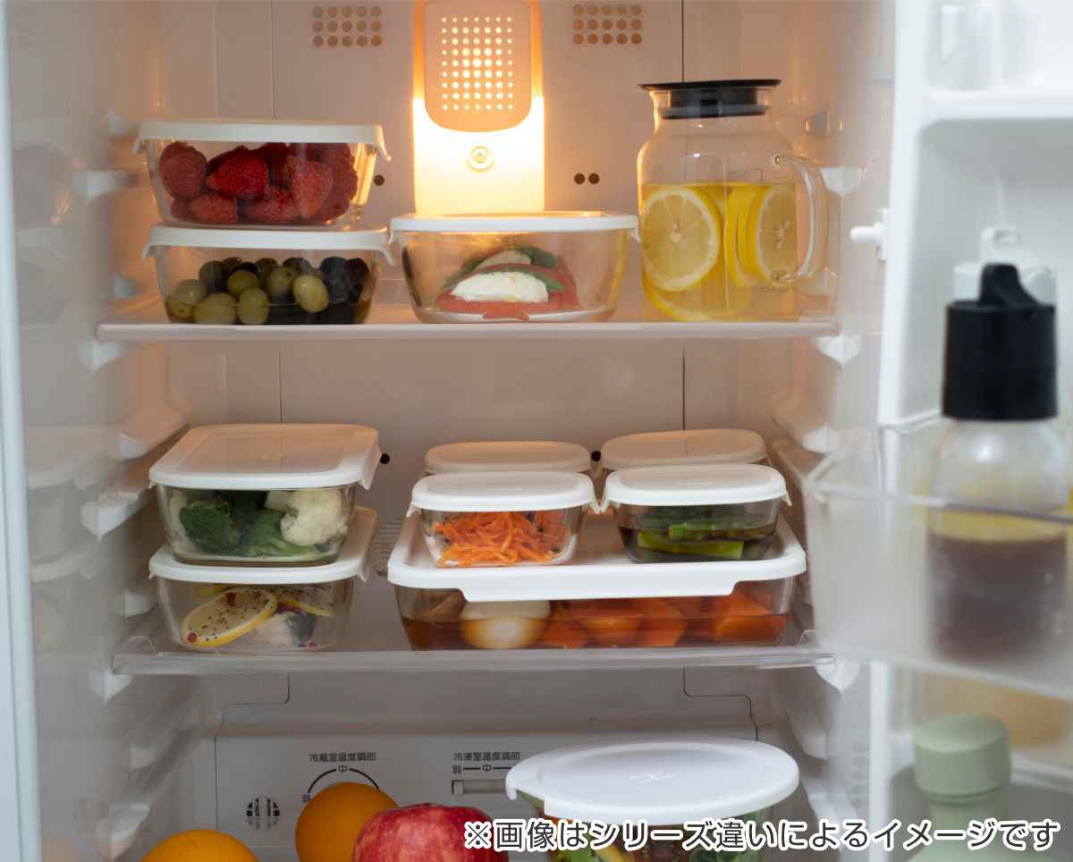 ハリオ 保存容器 250ml 900ml 2L スタッキング耐熱ガラスコンテナ スクエア 7個セット ( HARIO 耐熱ガラス ガラス 電子レンジ対応 食洗機対応 オーブン対応 日本製 耐熱容器 保存 容器 ガラス容器 食品保存 積み重ね 耐熱 )