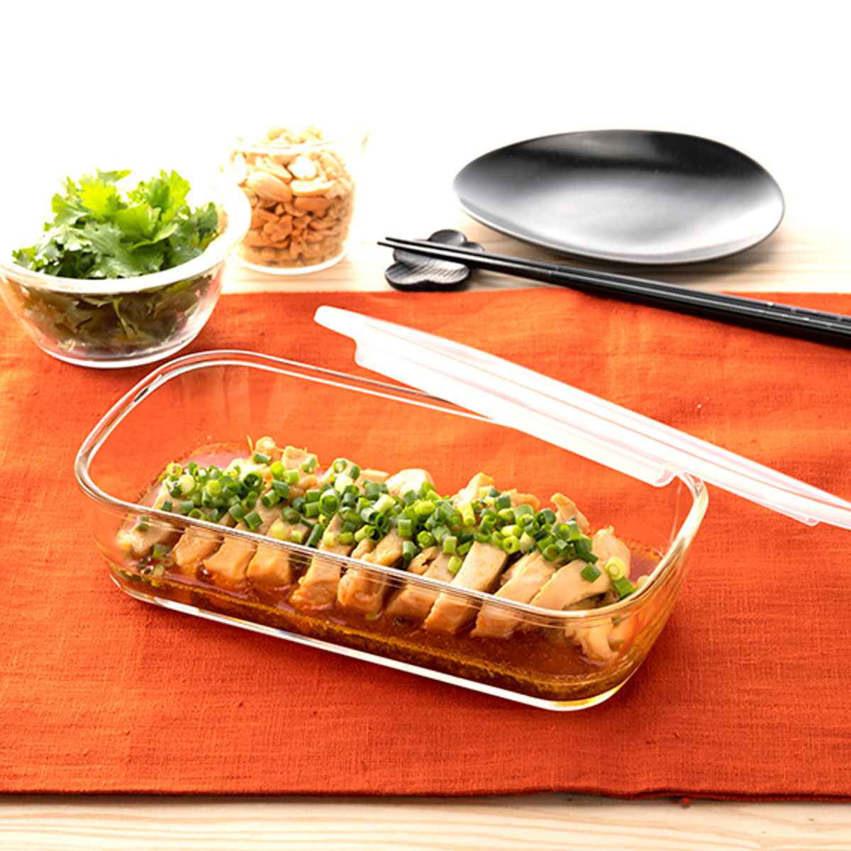 ハリオ 保存容器 600ml 1.4L スタッキング耐熱ガラスコンテナ M 3個セット ( HARIO 耐熱ガラス ガラス 電子レンジ対応 食洗機対応 オーブン対応 日本製 耐熱容器 保存 容器 ガラス容器 食品保存 積み重ね 耐熱 )