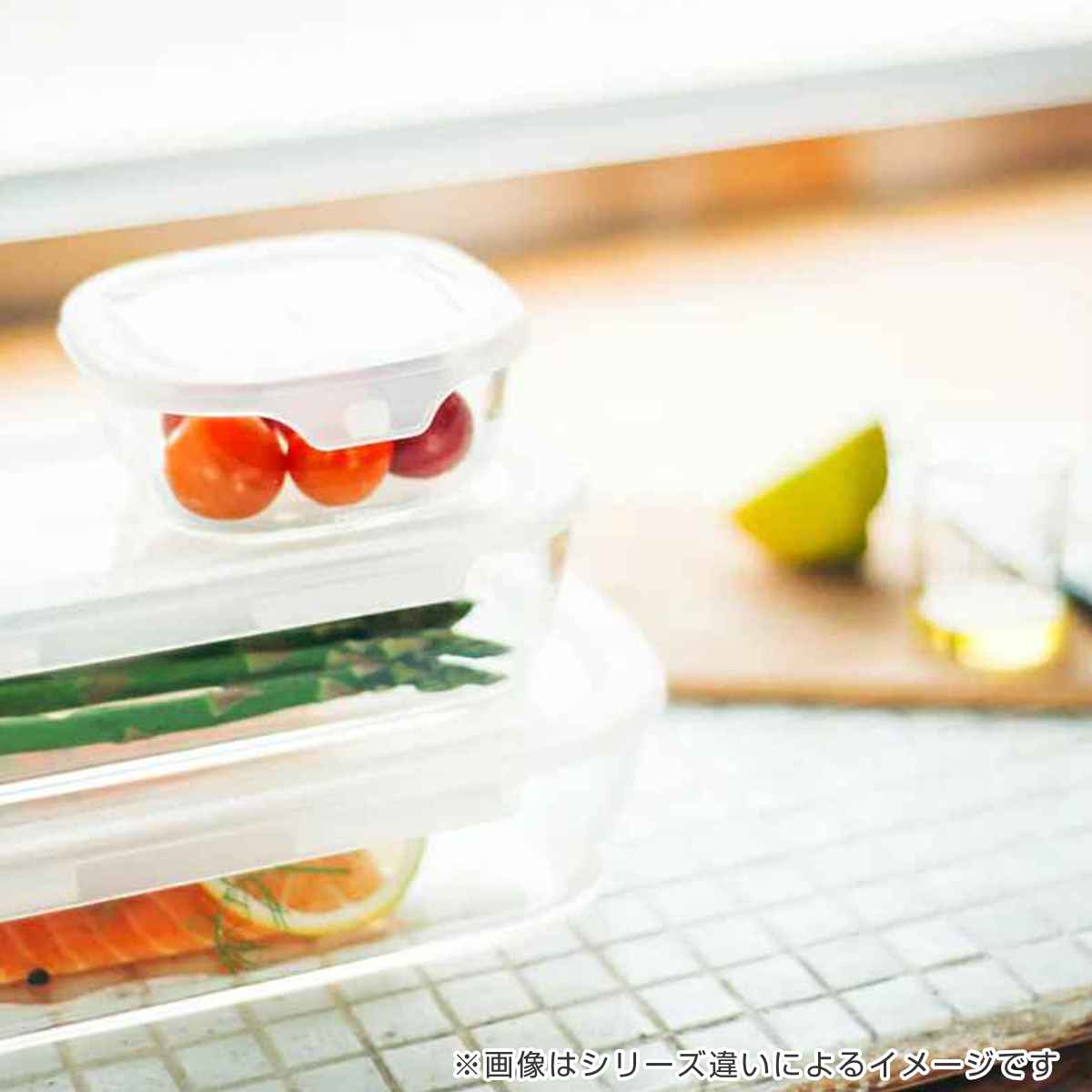 ハリオ 保存容器 250ml 600ml 耐熱ガラス製保存容器 角型 3個セット ( HARIO 耐熱ガラス ガラス 電子レンジ対応 食洗機対応 オーブン対応 日本製 耐熱容器 保存 容器 食品保存 ガラス容器 キャニスター ガラス保存容器 0.25L 0.6L ) 【ホワイト】 ホワイト