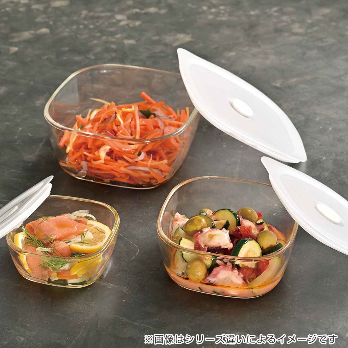 ハリオ 保存容器 600ml 耐熱ガラス製密閉保存容器 角型 ( HARIO 耐熱ガラス 密閉 ガラス 電子レンジ対応 食洗機対応 オーブン対応 日本製 耐熱容器 保存 容器 食品保存 ガラス容器 キャニスター ガラス保存容器 0.6L )