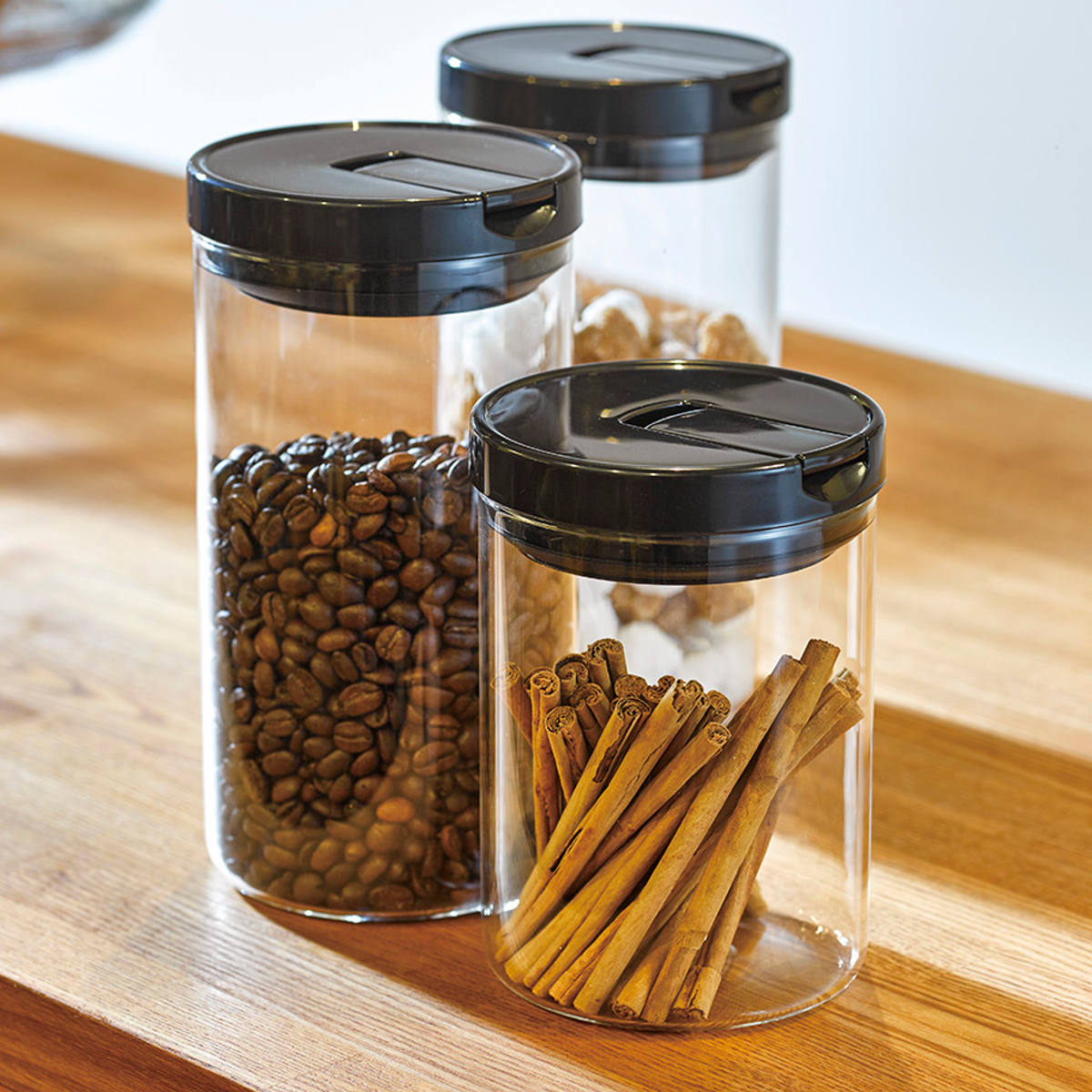 ハリオ 保存容器 800ml 珈琲キャニスター M ( HARIO 耐熱ガラス ガラス 密閉 食洗機対応 キャニスター 保存 容器 ガラス容器 ガラスびん ガラス瓶 密閉容器 ガラス保存容器 ガラス製 珈琲 コーヒー )