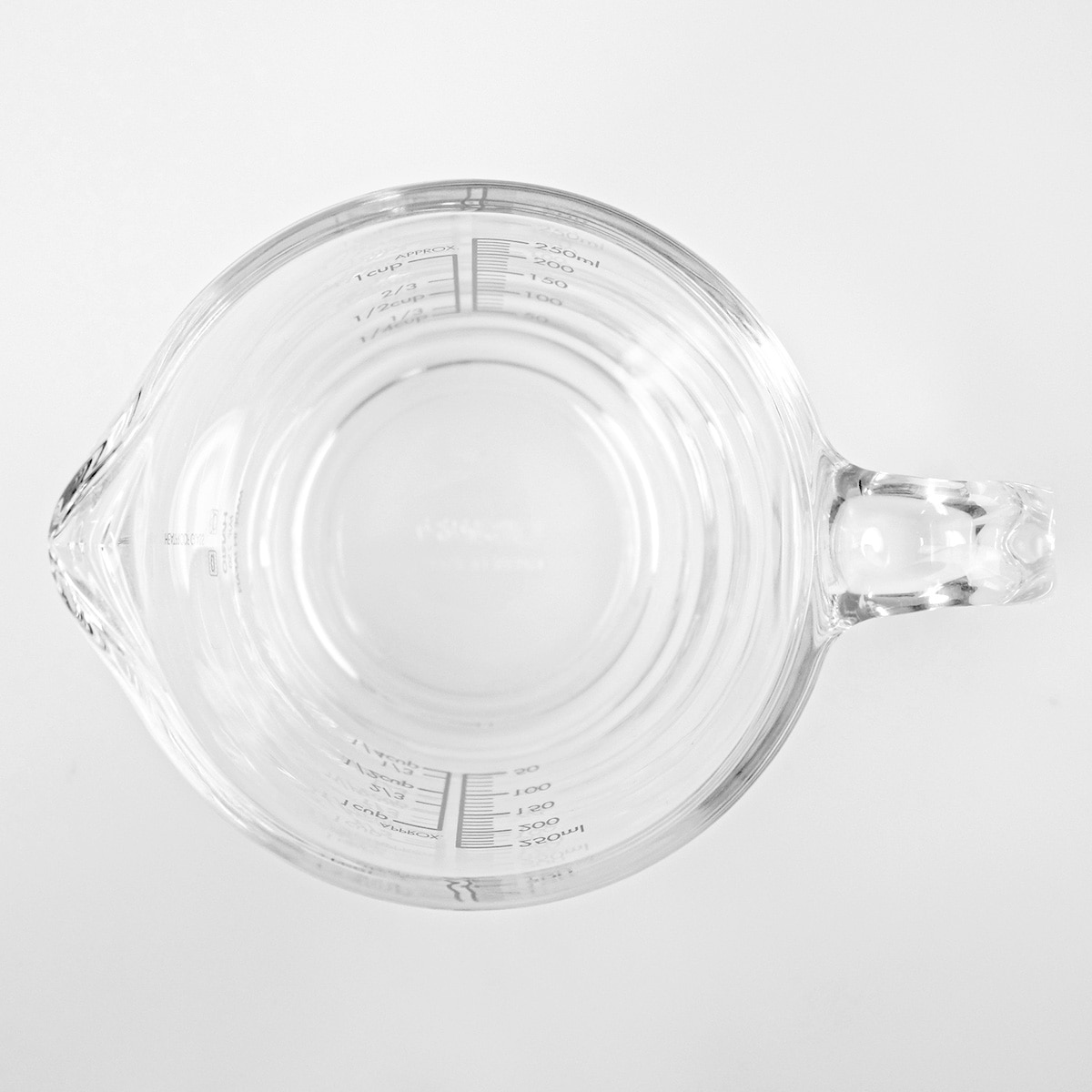 ハリオ メジャーカップ 250ml 耐熱ガラス 取っ手付き ( HARIO 計量コップ メジャーコップ 熱湯OK 200cc ガラス製 電子レンジ対応 食洗機対応 レンジOK オーブン対応 計量器具 計量ツール 目盛り メモリ付き 持ち手付き 下ごしらえ )