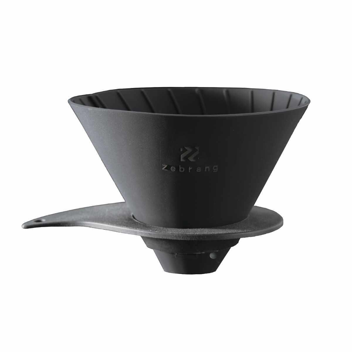 ドリッパー ハリオ V60フラットドリッパー01 1~2杯用 Zebrang ( HARIO 折り畳み 持ち運び コーヒー コーヒードリッパー 日本製 折りたたみ コンパクト シリコン製 1杯 2杯 ハンドドリップ アウトドア )