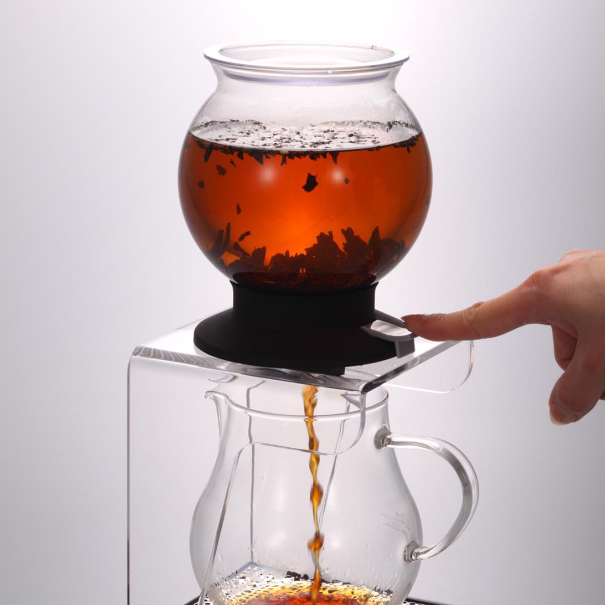 ハリオ ティードリッパー 800ml ラルゴ 耐熱ガラス ( 食洗機対応 ティー ドリッパー ティーグッズ ティー用品 紅茶 ハーブティー お茶 ティーウェア お茶用品 専用 おしゃれ )