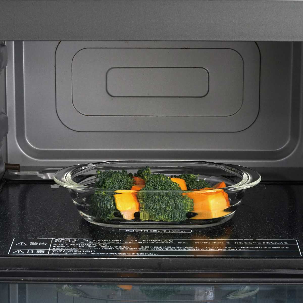 ハリオ グラタン皿 21cm 耐熱ガラス 2個入り ( HARIO 食洗機対応 電子レンジ対応 オーブン対応 ガラス 耐熱皿 耐熱容器 日本製 耐熱 くっつきにくい 耳付き オーバル 楕円 積み重ね 省スペース おしゃれ )