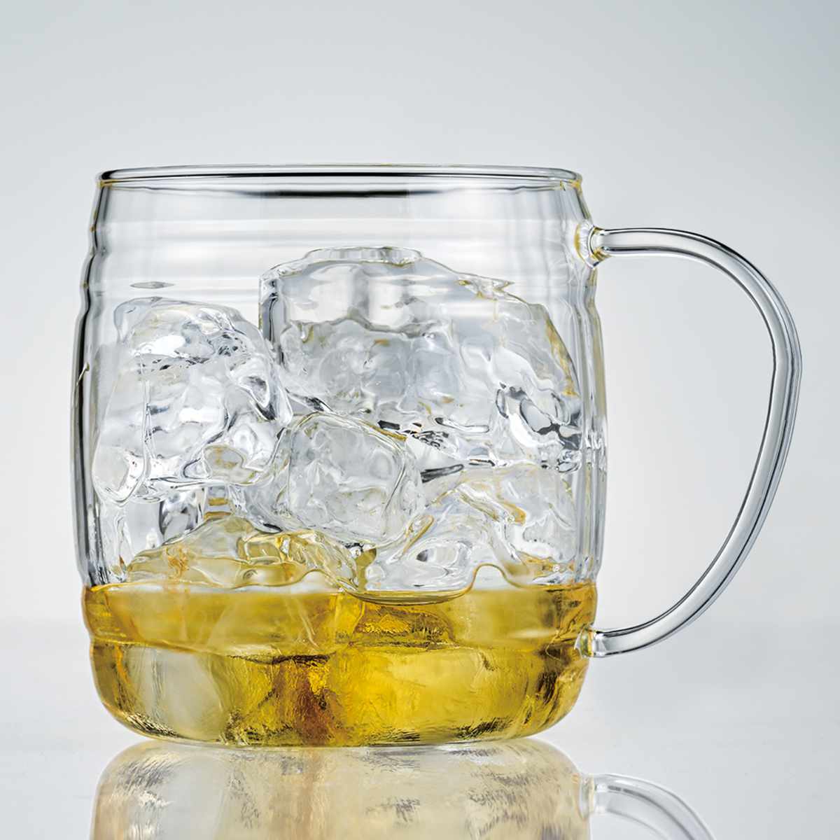 ハリオ グラス 620ml 樽型 耐熱ガラス ( HARIO 食洗機対応 電子レンジ対応 ジョッキ カップ コップ ガラス アイス ホット ドリンク 耐熱 樽 アルコール お酒 おしゃれ )