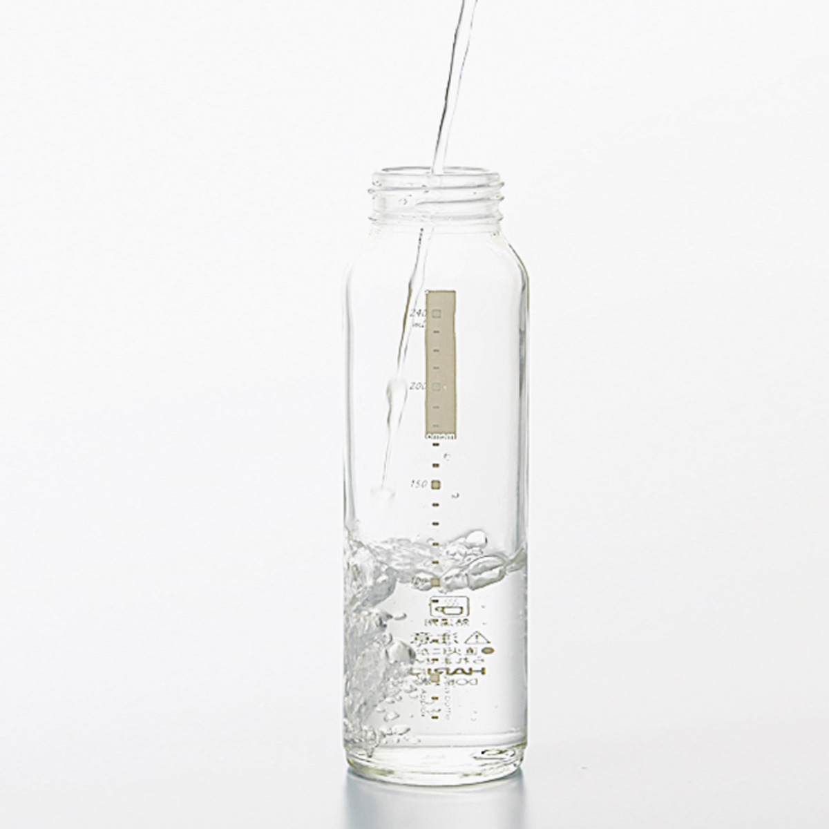 ハリオ ワンタッチドレッシングボトル 250ml 耐熱ガラス製 ( HARIO 調味料入れ ガラス製 キャニスター 密封 食洗機対応 調味料びん びん 保存びん 調味料 瓶 容器 調味料容器 メモリ付き お手入れ簡単 ) 【ブラック】 ブラック