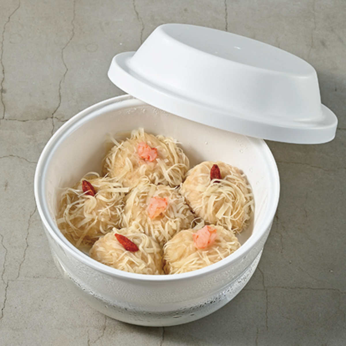 HARIO ハリオ 電子レンジ調理器 蒸し器 ガラスのレンジ蒸し器 ( レンジ調理器 レンジ調理 ガラス製 電子レンジ調理 ボウル 蒸し皿 食洗機対応 蒸し料理 電子レンジ料理 蒸し 蒸す 便利 下ごしらえ ザル 水切りざる 時短 手軽 簡単 )