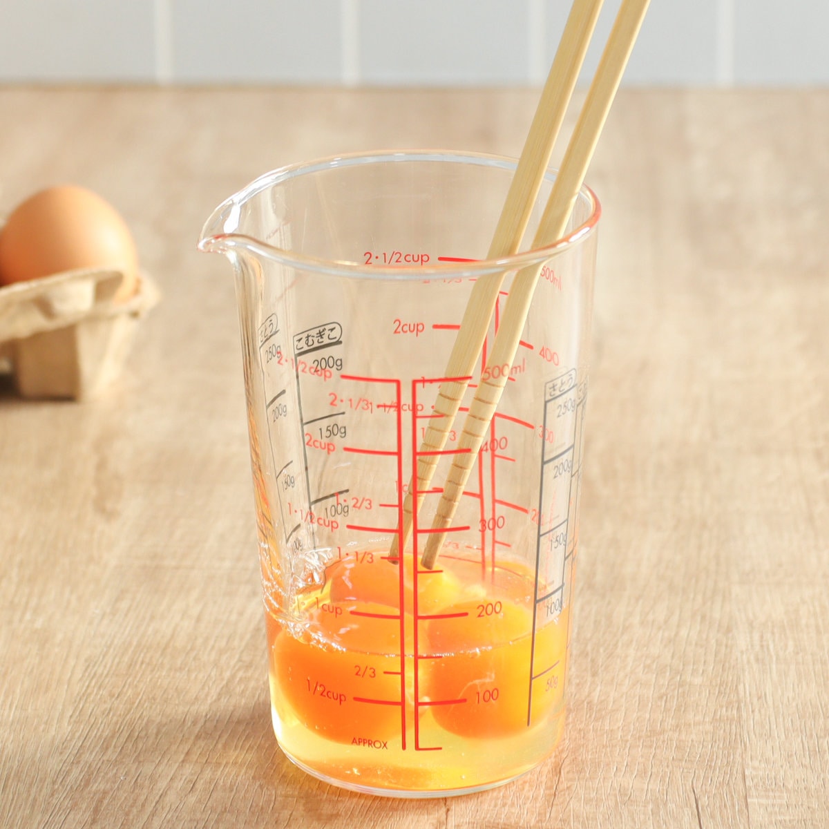 HARIO ハリオ メジャーカップ 500ml 耐熱ガラス ( 計量コップ メジャーコップ 熱湯OK 500cc ガラス製 電子レンジ対応 食洗機対応 レンジOK 計量器具 目盛り メモリ付き 両面メモリ 粉もはかれる 取っ手なし 下ごしらえ )