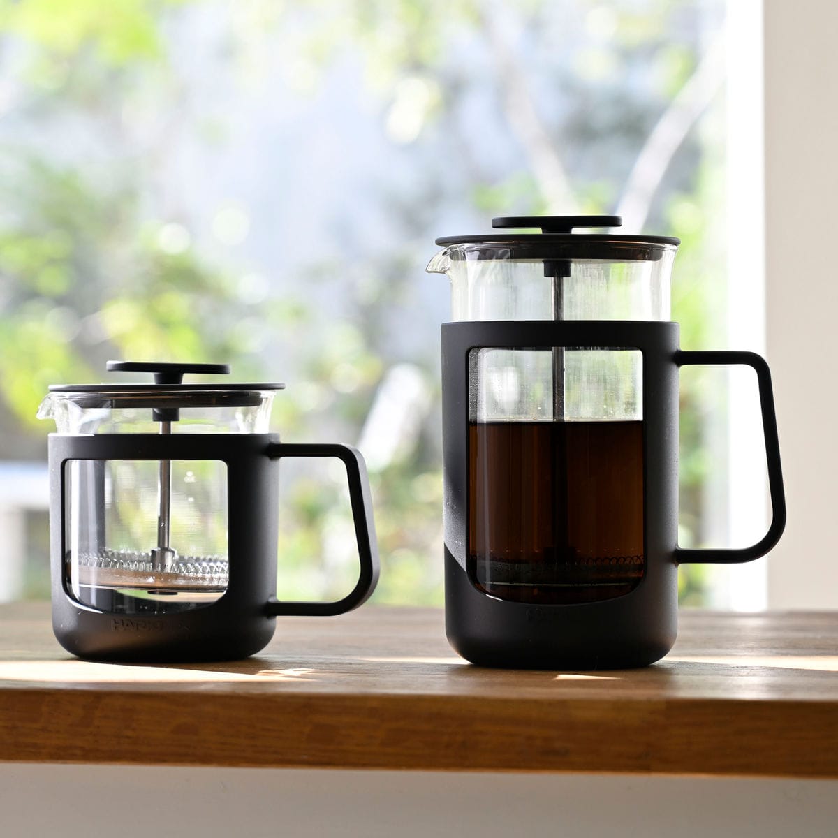 HARIO ハリオ コーヒープレス カフェプレス・U ( 600ml 4杯分 プレス式 コーヒーメーカー 耐熱ガラス 食洗機対応 日本製 コーヒー 紅茶 ティープレス ドリッパー ペーパーレス おしゃれ カフェ スタイリッシュ アウトドア )