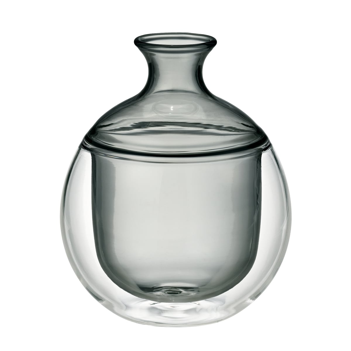 HARIO ハリオ どんぐりカラフェ ( 180ml 1合 食洗機対応 耐熱ガラス 二重構造 水差し 徳利 水 お茶 日本酒 酒器 お酒 酒 おしゃれ シンプル モダン 和モダン )