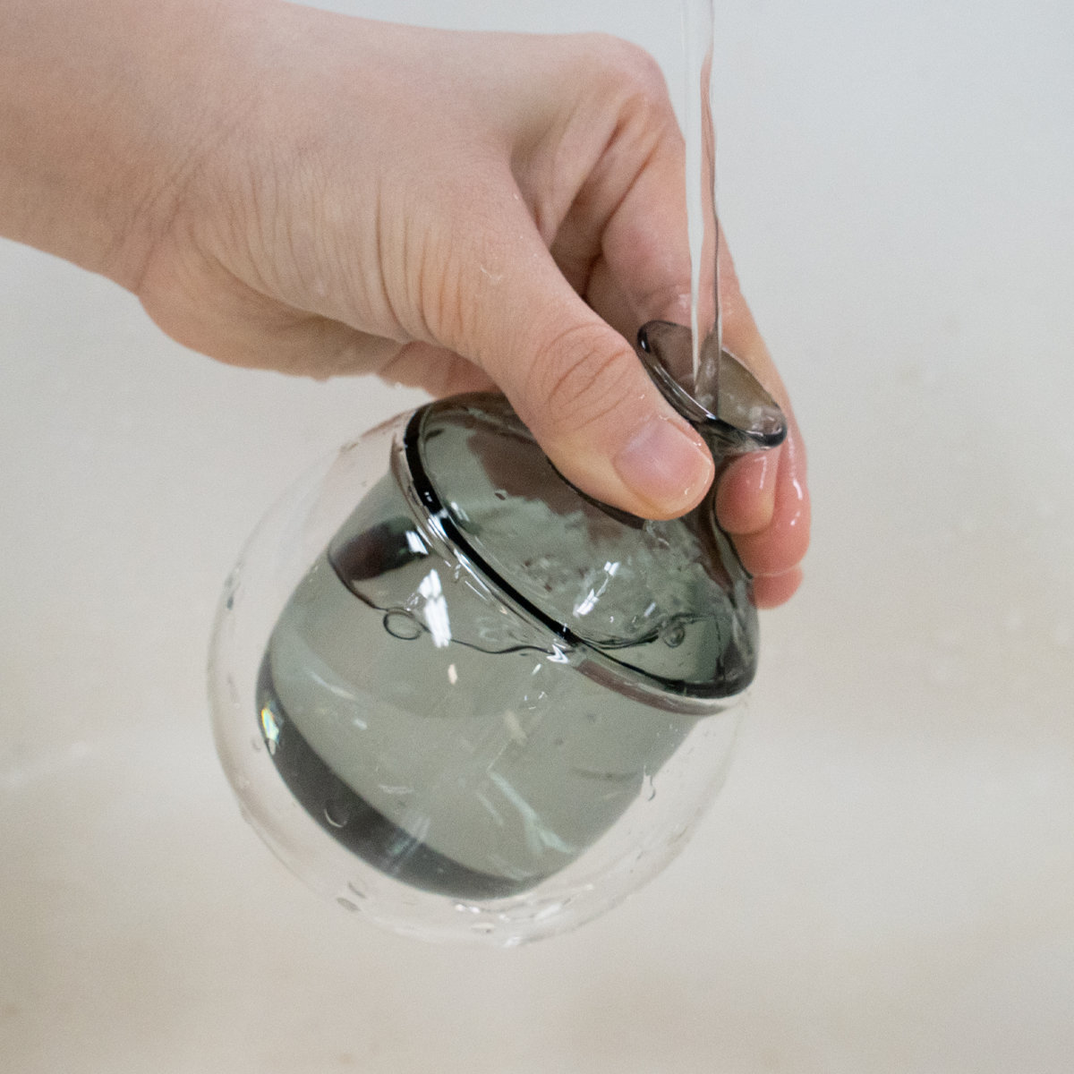 HARIO ハリオ どんぐりカラフェ ( 180ml 1合 食洗機対応 耐熱ガラス 二重構造 水差し 徳利 水 お茶 日本酒 酒器 お酒 酒 おしゃれ シンプル モダン 和モダン )