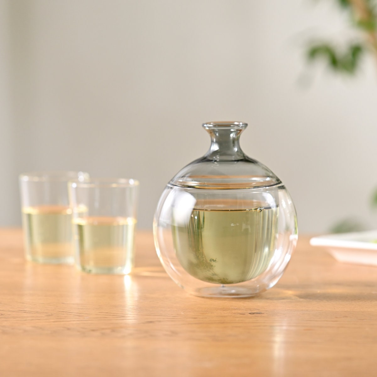 HARIO ハリオ どんぐりカラフェ ( 180ml 1合 食洗機対応 耐熱ガラス 二重構造 水差し 徳利 水 お茶 日本酒 酒器 お酒 酒 おしゃれ シンプル モダン 和モダン )