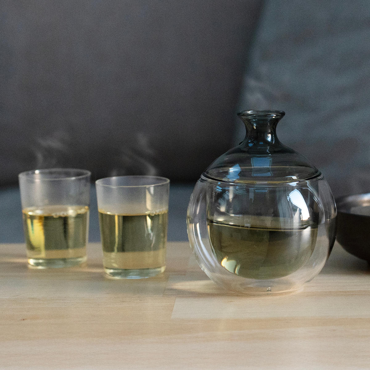 HARIO ハリオ どんぐりカラフェ ( 180ml 1合 食洗機対応 耐熱ガラス 二重構造 水差し 徳利 水 お茶 日本酒 酒器 お酒 酒 おしゃれ シンプル モダン 和モダン )