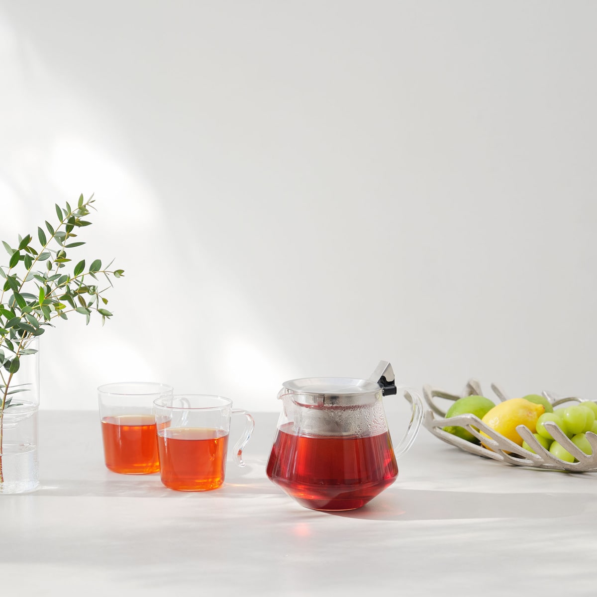 HARIO ハリオ クリアブリューポット ( 600ml 食洗機対応 電子レンジ対応 耐熱ガラス ティーポット ポット 急須 ハーブティー お茶 緑茶 紅茶 おしゃれ シンプル )