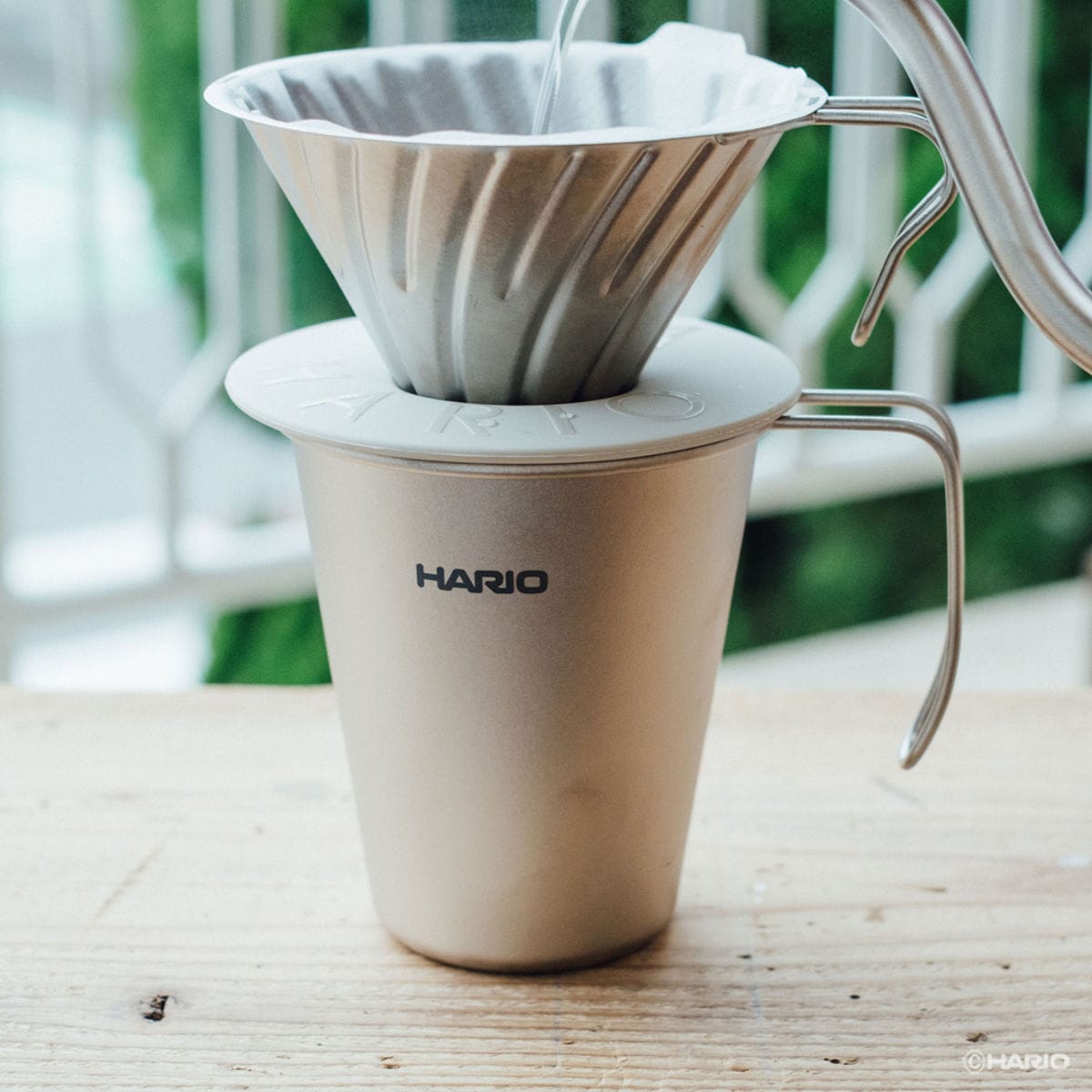 HARIO ハリオ マグカップ シングルレイヤーチタンマグ ( 350ml 食洗機対応 チタン コーヒー ドリップ マグ マグコップ カップ 食器 軽量 持ち運び アウトドア キャンプ おしゃれ シンプル )