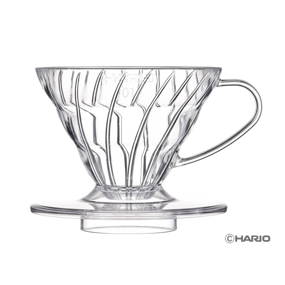 HARIO ハリオ ドリッパー V60透過ドリッパー 01 クリア トライタン ( 1~2杯用 樹脂 ハンドドリップ ドリップコーヒー ドリップ シンプル 軽い 割れにくい )