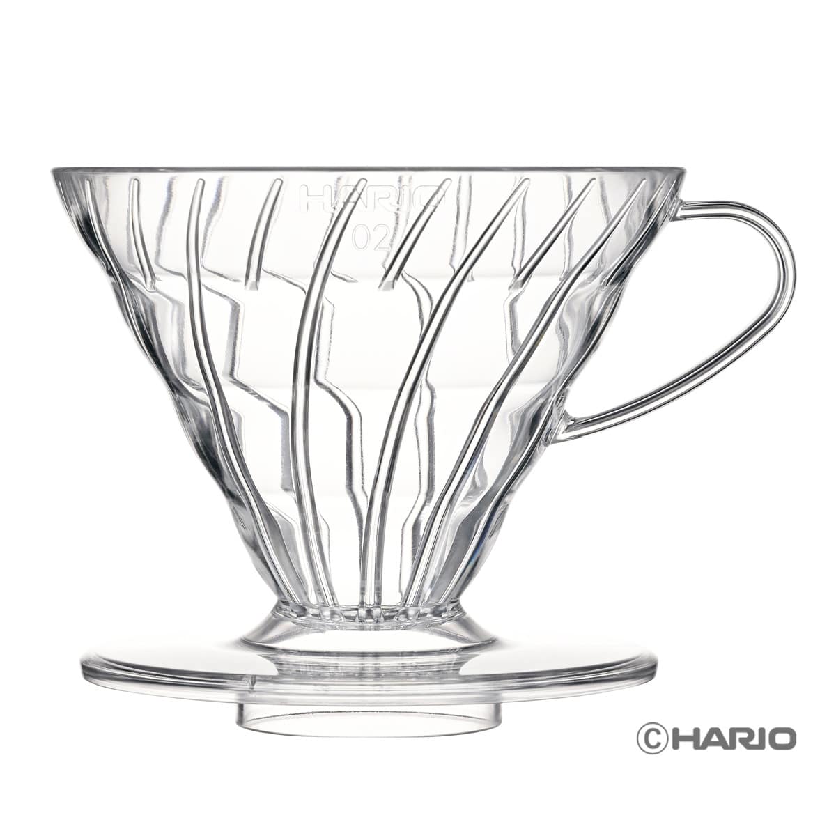 HARIO ハリオ ドリッパー V60透過ドリッパー 02 クリア トライタン ( 1~4杯用 樹脂 ハンドドリップ ドリップコーヒー ドリップ シンプル 軽い 割れにくい )