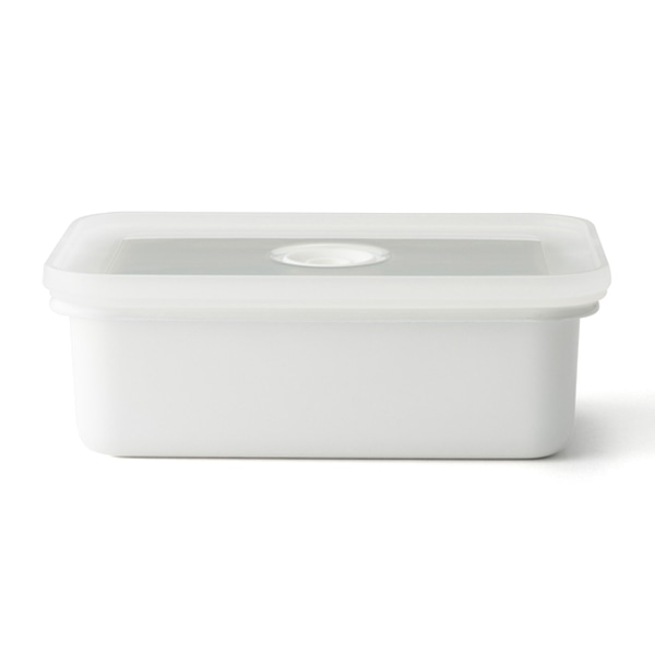 バターケース ホーロー製 450g HoneyWare 富士ホーロー ( バター容器 バター保存 バター用ケース 保存容器 ホーロー容器 琺瑯容器 琺瑯製品 角型容器 スクエア フードコンテナ 食品保存 おしゃれ ハニーウェア )