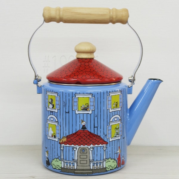 ケトル 2.0L ムーミンハウス Honey Ware ハニーウェア 富士ホーロー ( ガス火対応 IH対応 やかん ヤカン ホーロー製ケトル 薬缶 2リットル ホーローケトル 琺瑯ケトル ホーローやかん 湯沸し IHケトル おしゃれ )