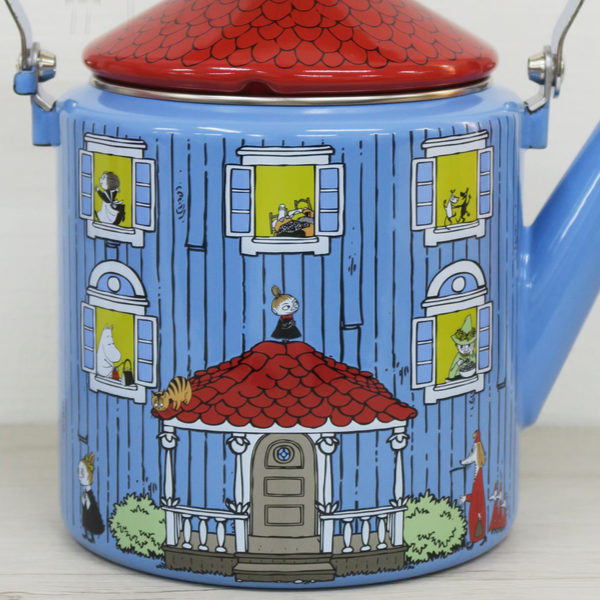 ケトル 2.0L ムーミンハウス Honey Ware ハニーウェア 富士ホーロー ( ガス火対応 IH対応 やかん ヤカン ホーロー製ケトル 薬缶 2リットル ホーローケトル 琺瑯ケトル ホーローやかん 湯沸し IHケトル おしゃれ )