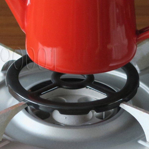 ミニ五徳 琺瑯五徳 ホーロー ガスコンロ アウトドア ( 五徳 小さい五徳 ホーロー製 ガスリング ガスセーフティ 補助 ガスコンロアダプター ガタつき解消 快適 ガスコンロ用 便利グッズ 琺瑯 )