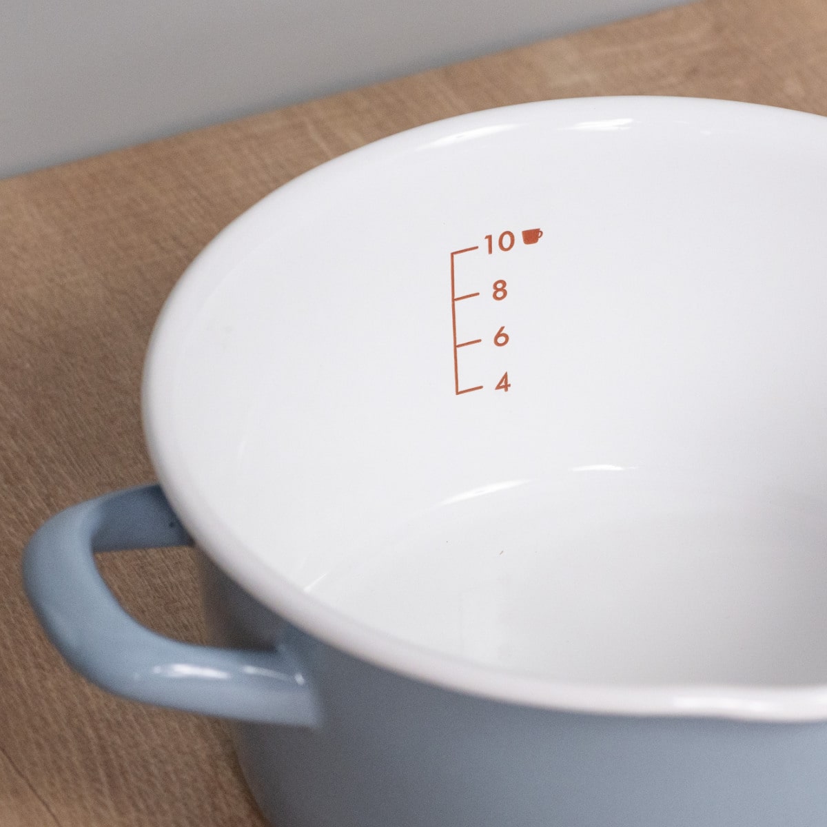 キャセロール 20cm IH対応 Cotton Plus 富士ホーロー Honey Ware ( ハニーウェア ガス火対応 両手鍋 琺瑯鍋 20センチ オーブン対応 ホーローココット ほうろう鍋 蓋付き 注ぎ口 目盛り付き 両手なべ 調理器具 おしゃれ ) 【アッシュブルー】 アッシュブルー