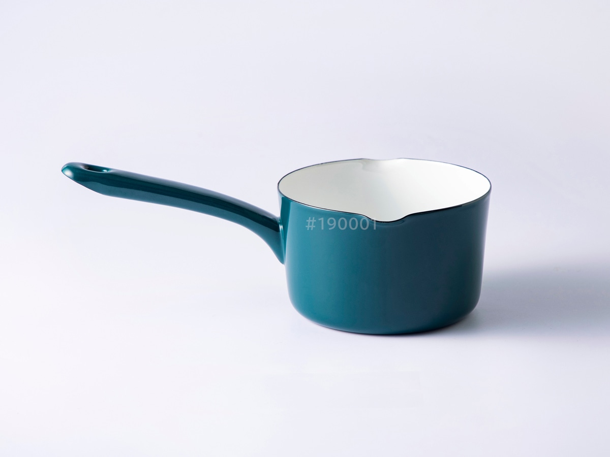 片手鍋 ミルクパン 12cm IH対応 ホーロー鍋 富士ホーロー 匠 ( ガス火対応 ソースパン オーブン対応 12センチ 片手なべ ほうろう鍋 琺瑯鍋 両口鍋 小鍋 ホーロー 鍋 ミニ おしゃれ ) 【鉄黒】 鉄黒