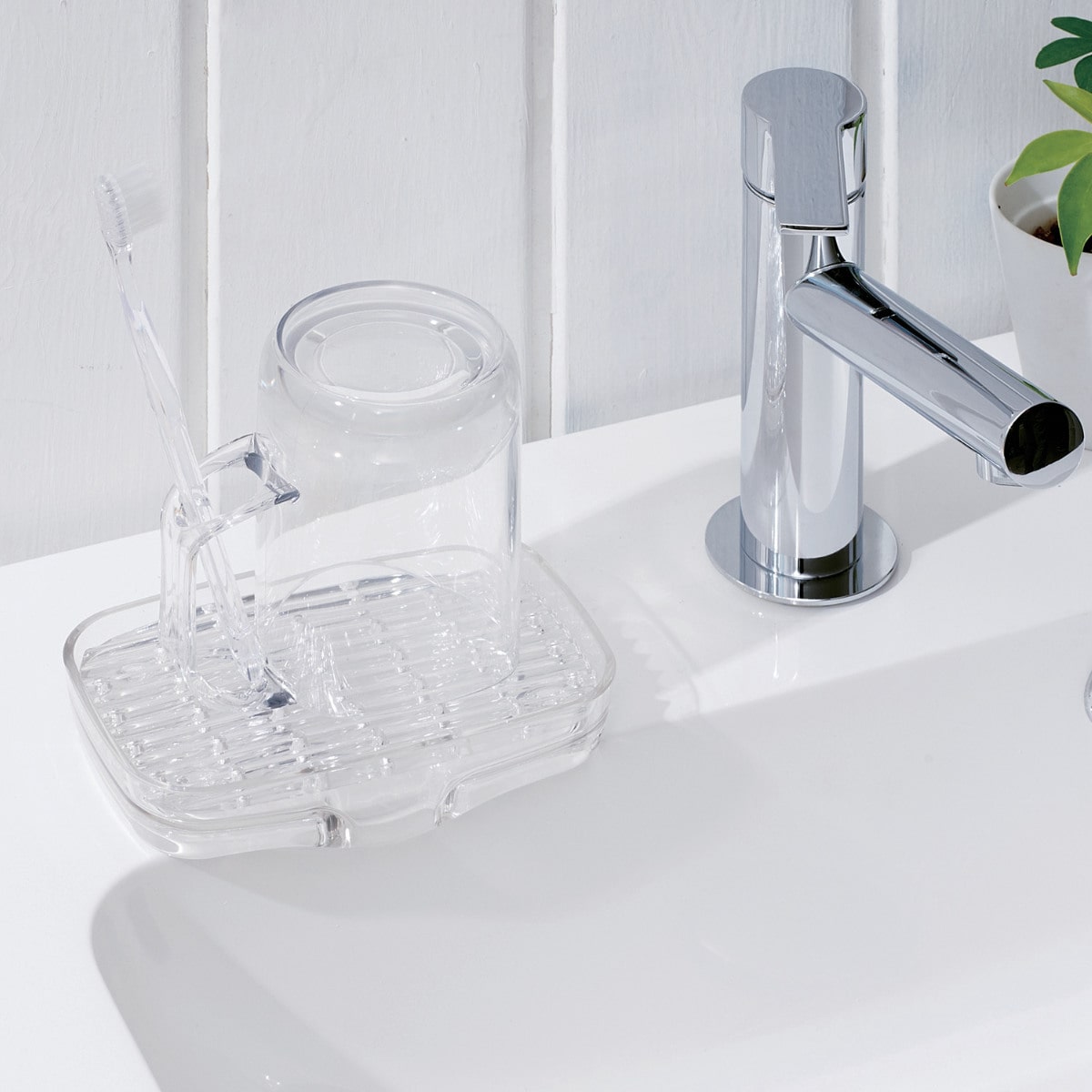 ソープディッシュ 水が切れるシンクキャディ ライクイット ( 石けんトレー ソープトレイ 石けん置き 石けん皿 石鹸皿 石鹸置き 石鹸トレー 洗面用品 サニタリー バス用品 ) 【ライラック】 ライラック