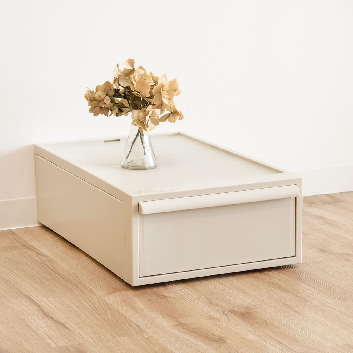 収納ケース 引き出し S 幅32×奥行52×高さ16.1cm クローゼットシステム ( 収納 クローゼット 衣類収納 衣装ケース 積み重ね プラスチック 日本製 ) 【オールベージュ】 オールベージュ