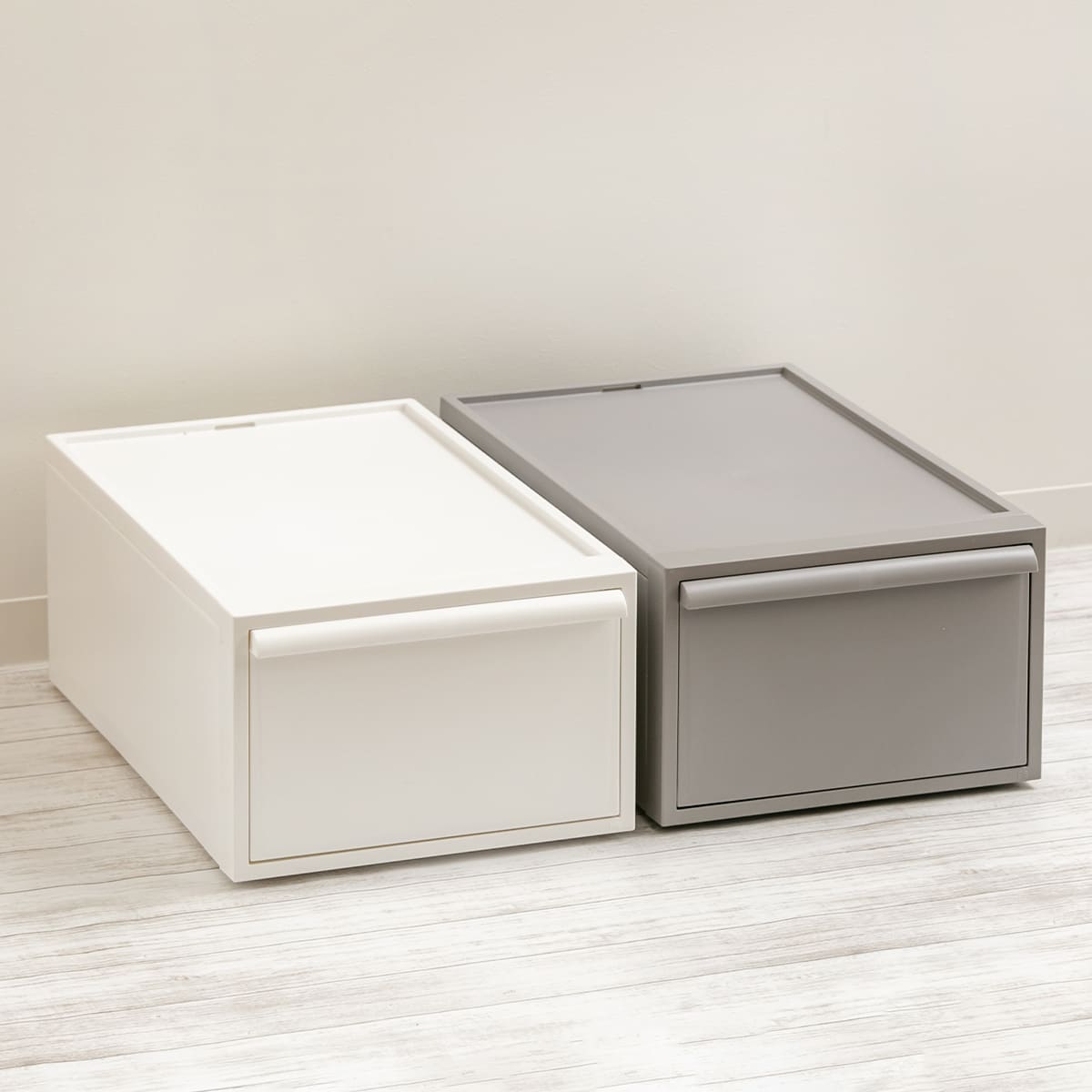 収納ケース 同色3個セット 引き出し M 幅32×奥行52×高さ21.5cm クローゼットシステム ( 収納 クローゼット 衣類収納 衣装ケース 積み重ね プラスチック 日本製 ) 【オールモカ】 オールモカ