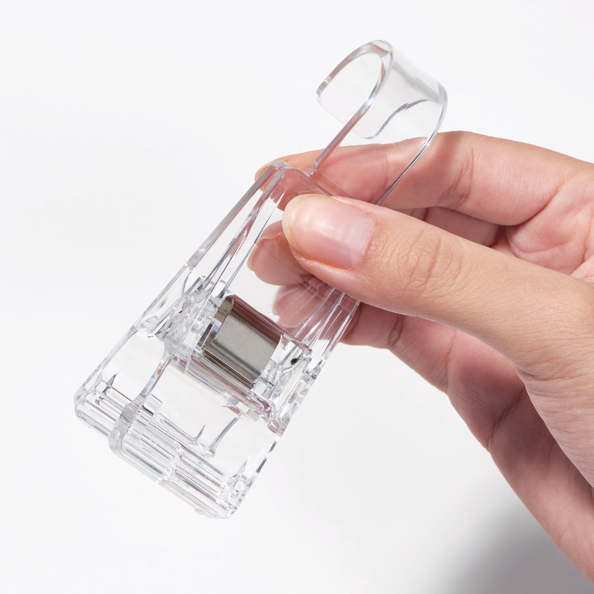 クリップ ハンギングクリップ ライクイット 2個入 ( チューブクリップ セット 洗面所 浴室 収納 お風呂 引っ掛け 吊り下げ フック フッククリップ タオルバー キッチン 洗面収納 洗面所収納 お風呂収納 小物収納 フック付 ) 【クリア】 クリア