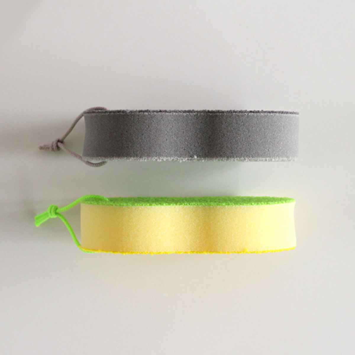 marna マーナ 水垢とりスポンジ W179 ( お風呂スポンジ お風呂 掃除用 スポンジ 水だけ 水あか お風呂掃除 グリーン グレー 湯垢 バス 風呂掃除 吊るして収納 2面式 日本製 おしゃれ ) 【グレー】 グレー