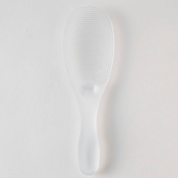 marna マーナ 極しゃもじ プレミアム 小 K744 ( 杓文字 シャモジ おしゃもじ スリム 突起付き 先端が浮く 混ぜやすい すくいやすい エンボス加工 くっつきにくい 握りやすい キッチンツール プラスチック製 食洗機対応 )