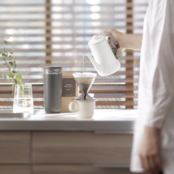 marna マーナ Readyto ドリッパー K768 ( 一人用 1~2杯用 円錐 コーヒードリッパー 食洗機対応 ドリップコーヒー 1人 珈琲 ドリップ コーヒー 樹脂製 マグカップ 直接 コーヒー用品 )