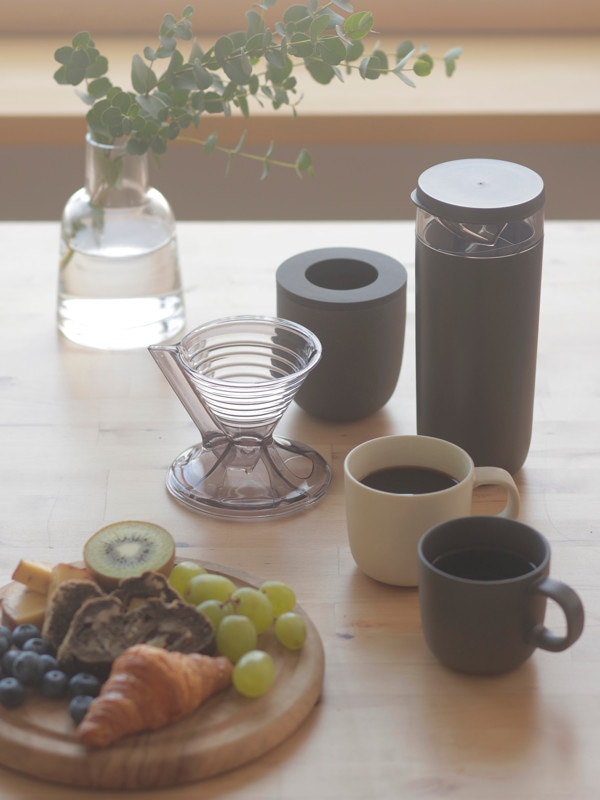 marna マーナ Readyto ドリッパー K768 ( 一人用 1~2杯用 円錐 コーヒードリッパー 食洗機対応 ドリップコーヒー 1人 珈琲 ドリップ コーヒー 樹脂製 マグカップ 直接 コーヒー用品 )