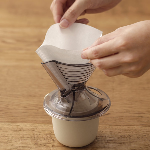 marna マーナ Readyto ドリッパー K768 ( 一人用 1~2杯用 円錐 コーヒードリッパー 食洗機対応 ドリップコーヒー 1人 珈琲 ドリップ コーヒー 樹脂製 マグカップ 直接 コーヒー用品 )