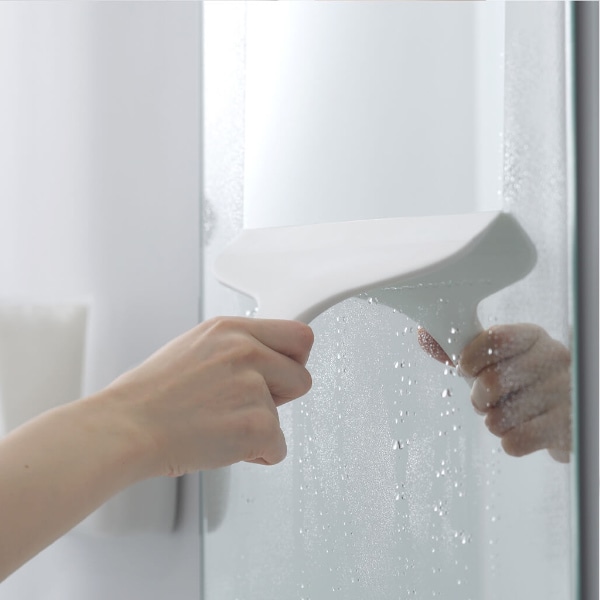 marna マーナ きれいに暮らす。 お風呂のスキージー W607 ( ワイパー 水切り 結露 曇り 風呂 お風呂 窓掃除 掃除 清掃 白 グレー シンプル 鏡 タイル 壁 風呂掃除 浴室 湿気 水分 水はけ 窓ワイパー スクイージー ) 【グレー】 グレー
