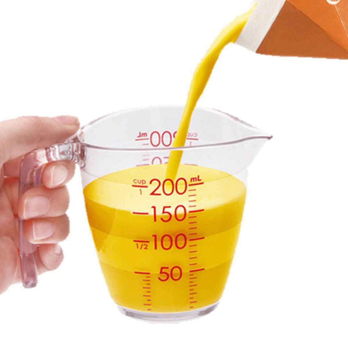 marna マーナ 計量カップ K649 ( メジャーカップ 200ml 目盛りが見やすい計量カップ 計量コップ 計量器具 食洗機対応 キッチンツール 製菓道具 下ごしらえ キッチン用品 キッチン小物 調理器具 フック穴付き )