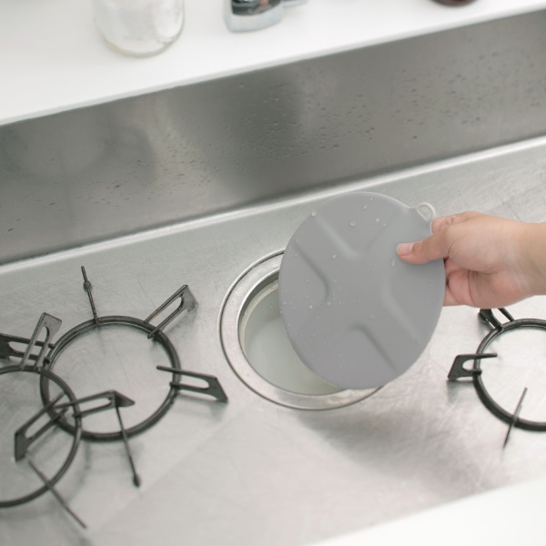 marna マーナ 掃除の達人 つけ置き洗いキャップ W644 ( シンク用 ふた カバー キッチン シンク掃除 つけ置き 台所 栓 浸け 掃除 そうじ 漂白 シリコン ゴム 水回り 水 貯める フタ シリコーン つけ置き洗い 排水蓋 シンプル )